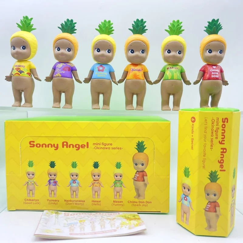 Набор мини-фигурок Sonny Angel, 6 шт., серия Okinawa Pineapple Head, ограниченная серия, слепая коробка, милый сюрприз, загадочные игрушки для подарка
Набор мини-фигурок Sonny Angel, 6 шт., серия Okinawa Pineapple Head, ограниченная серия, слепая коробка, милый сюрприз, загадочные игрушки для подарка