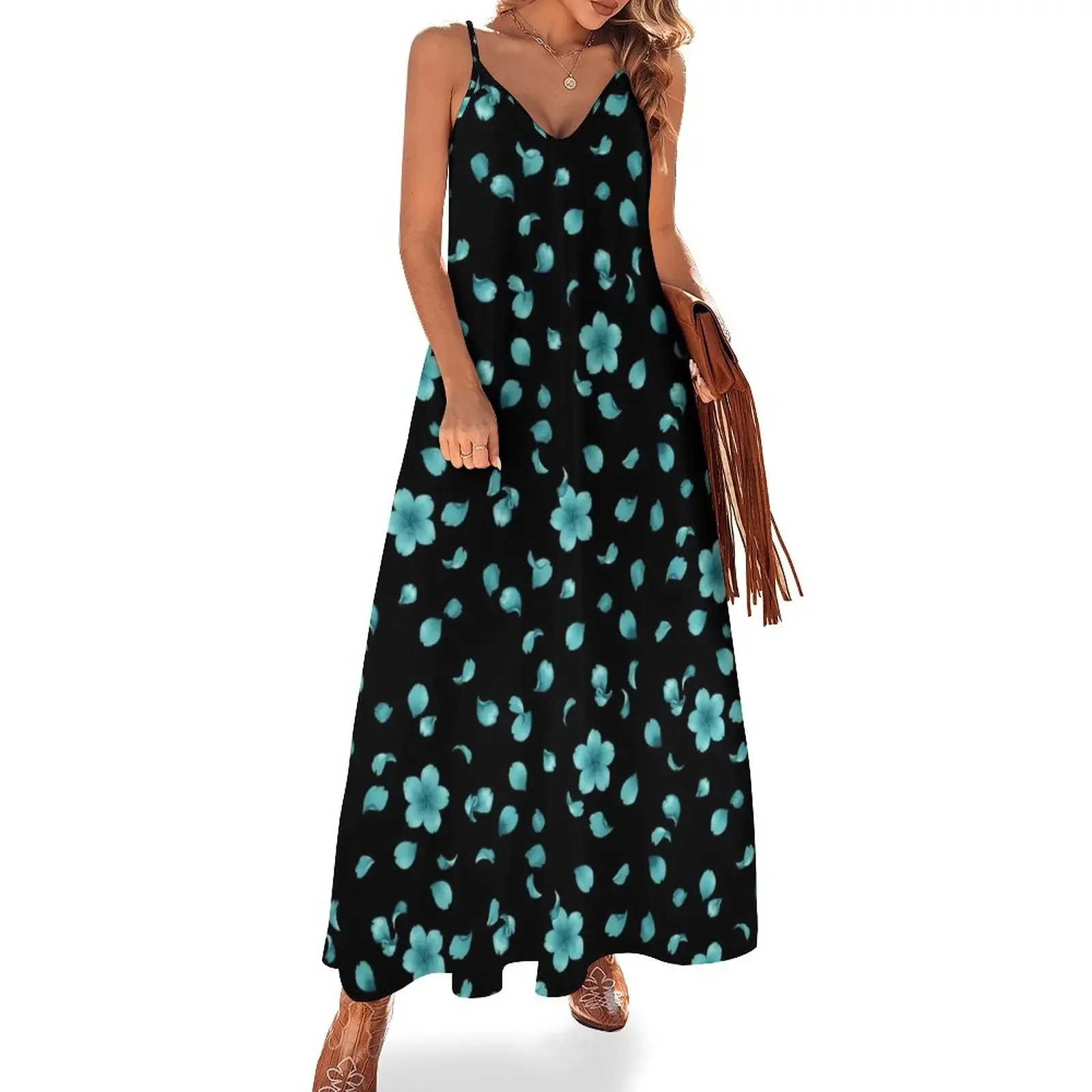 Falling Teal Sakura Petals pack ver 2 Sleeveless Dress summer dresses Female dress Dress
Falling Teal Sakura Petals pack ver 2 Sleeveless Dress summer dresses Female dress Dress