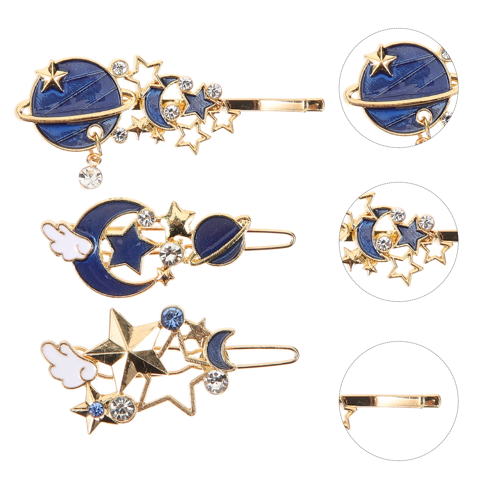 3 Pcs Decorative Hairpins Clips Star Moon Women Accessories Gold Metal Hairpins Hair Accessories For Women Wedding Daily Use
3 Pcs Decorative Hairpins Clips Star Moon Women Accessories Gold Metal Hairpins Hair Accessories For Women Wedding Daily Use