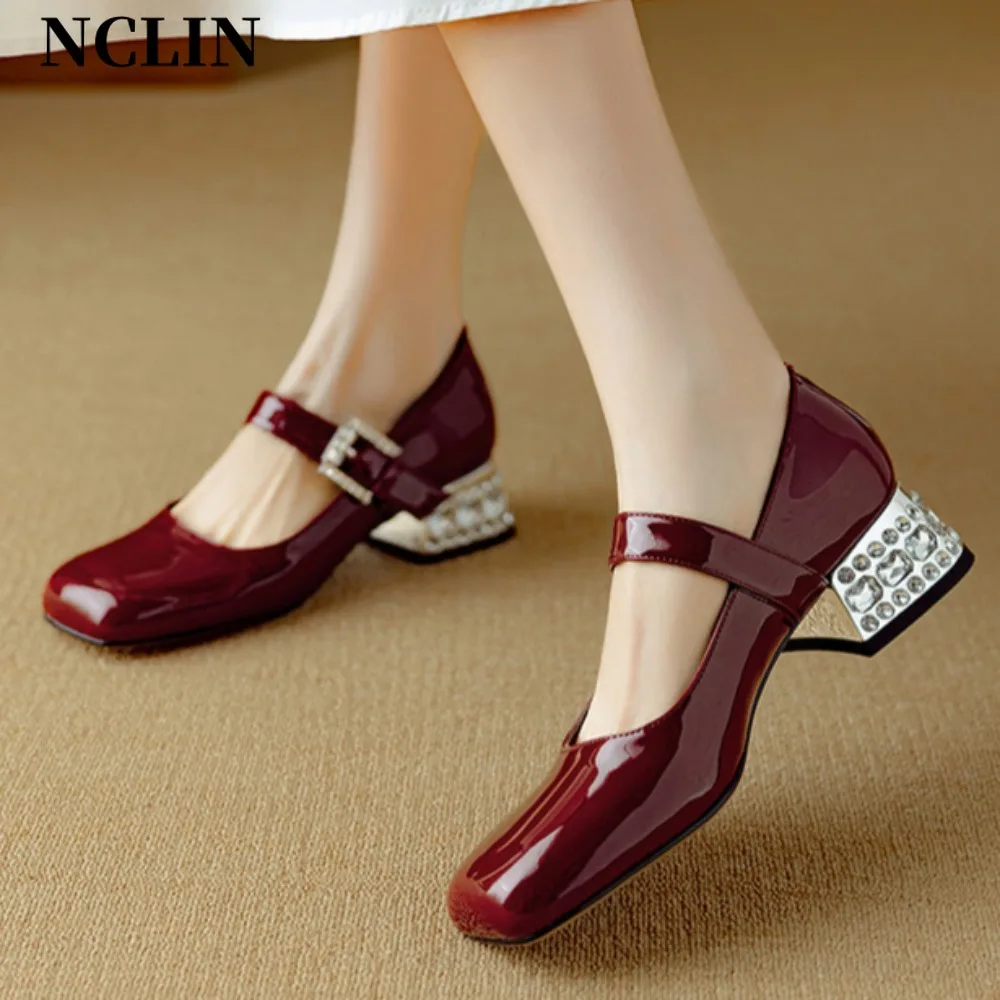 Spring New Brand Women Flats Square Toe Shallow Ladies Casual Ballet Shoes Soft Leather Eelgant Dress Shoes Red Mary Janes Shoes
Spring New Brand Women Flats Square Toe Shallow Ladies Casual Ballet Shoes Soft Leather Eelgant Dress Shoes Red Mary Janes Shoes