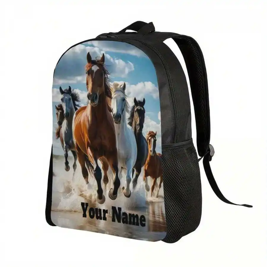 Personalized Horse Print Backpack With Custom Name, 17 Inch Laptop Bag, Adjustable Straps, Large Capacity
Personalized Horse Print Backpack With Custom Name, 17 Inch Laptop Bag, Adjustable Straps, Large Capacity