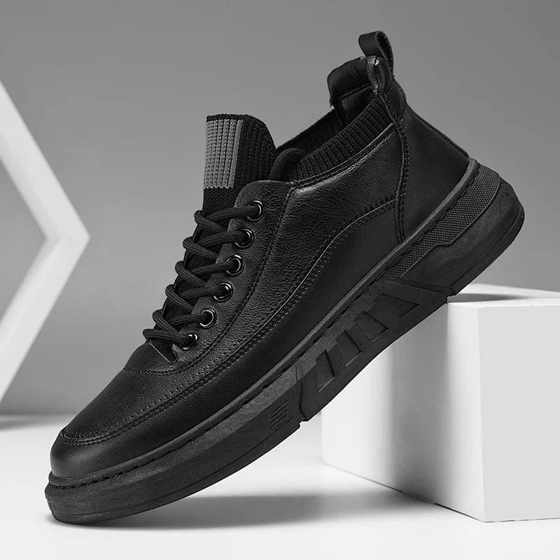 Весенне-осенняя мужская черная повседневная обувь, модная универсальная дышащая обувь для отдыха, мужские лоферы, мужские кожаные кроссовки Hombre
Весенне-осенняя мужская черная повседневная обувь, модная универсальная дышащая обувь для отдыха, мужские лоферы, мужские кожаные кроссовки Hombre