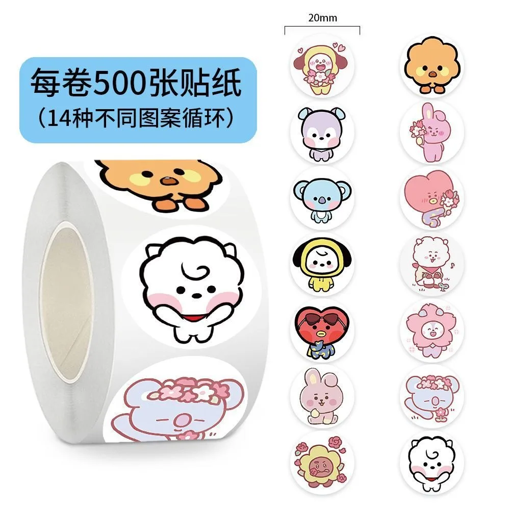 500/1000 PCS kpop bt21 Animal Stickers for DIY Cartoon Decorations - Cute Phone, Computer Desktop Stickers - Idol Souvenirs
500/1000 PCS kpop bt21 Animal Stickers for DIY Cartoon Decorations - Cute Phone, Computer Desktop Stickers - Idol Souvenirs