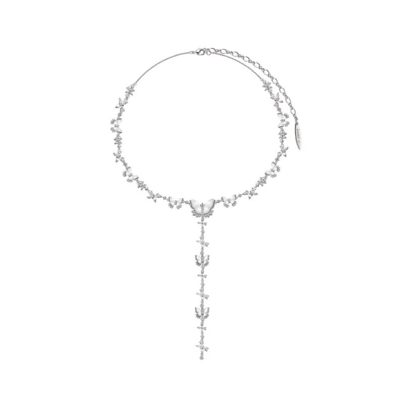 White shell butterfly necklace women's light luxury long Y-shaped new niche temperament collarbone chain
White shell butterfly necklace women's light luxury long Y-shaped new niche temperament collarbone chain
