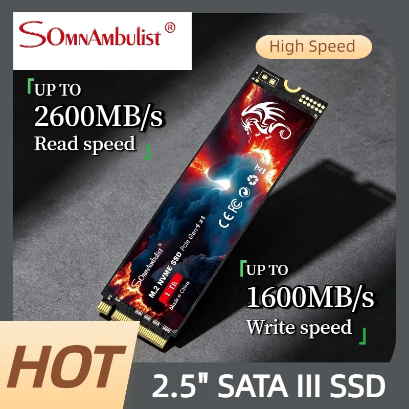 SomnAmbulist M.2 NVMe SSD 128GB 256GB 512GB 1TB PCIe 3.0 2280 Internal Solid State Drive for Laptop Desktop Game Console
SomnAmbulist M.2 NVMe SSD 128GB 256GB 512GB 1TB PCIe 3.0 2280 Internal Solid State Drive for Laptop Desktop Game Console
