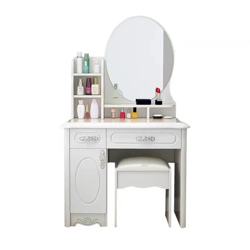 European dresser bedroom small apartment cosmetic cabinet, integrated Internet celebrity cosmetic table
European dresser bedroom small apartment cosmetic cabinet, integrated Internet celebrity cosmetic table