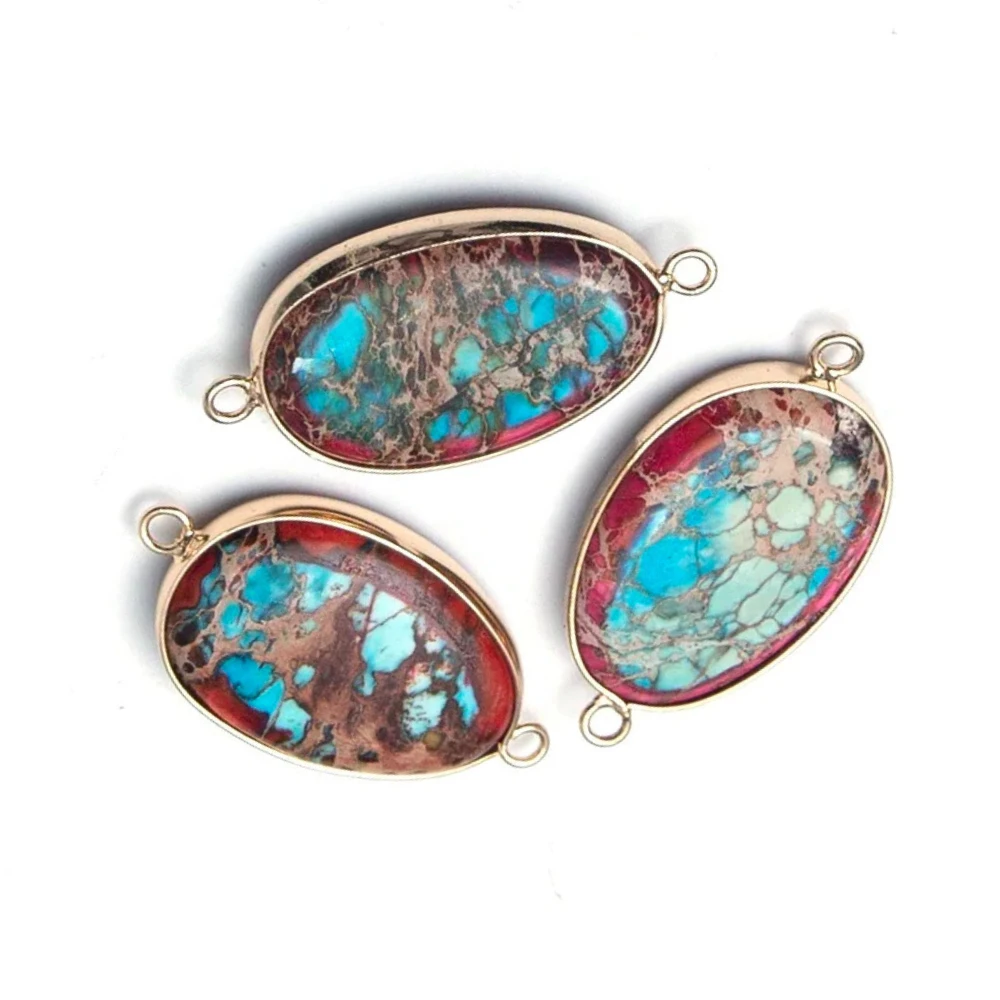 Natural Stone Connector 26x40mm Charm Teardrop Shaped Double Hole Imperial Stone Pendant DIY Necklace Jewelry Accessories 1PC
Natural Stone Connector 26x40mm Charm Teardrop Shaped Double Hole Imperial Stone Pendant DIY Necklace Jewelry Accessories 1PC