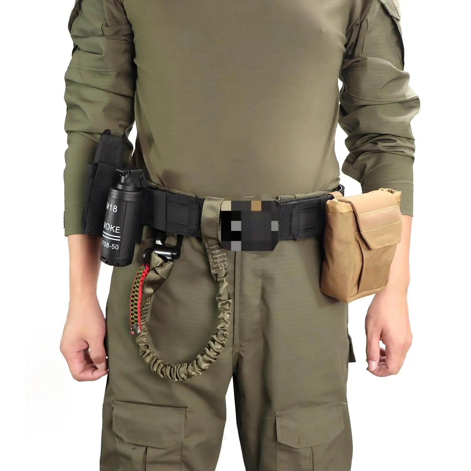 150cm long double layer tactical belt with adjustable length for men's outdoor hunting and combat belt
150cm long double layer tactical belt with adjustable length for men's outdoor hunting and combat belt