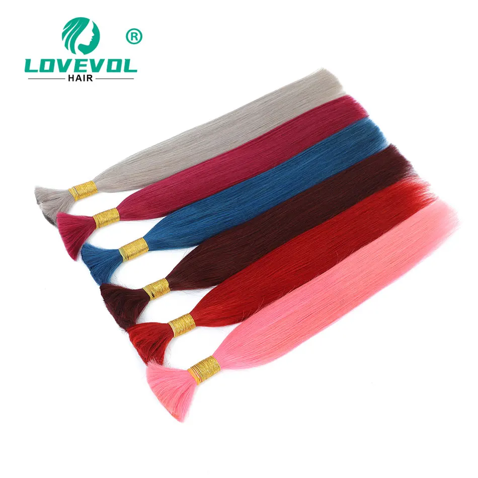 Colorful Straight Human Bulk Hair for Braiding No Weft Hightligh Braiding Human Hair Extensions Brazilian Remy Hair 12"-28",100g
Colorful Straight Human Bulk Hair for Braiding No Weft Hightligh Braiding Human Hair Extensions Brazilian Remy Hair 12"-28",100g