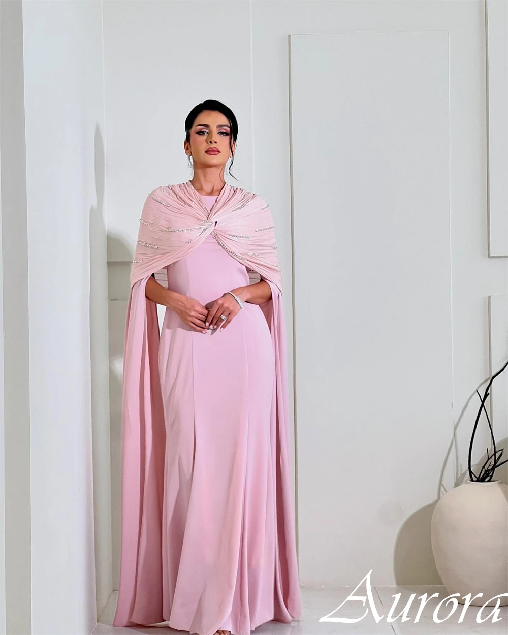 Customized O-Neck Shawl Modern Special Occasion Gowns Mermaid Crystal Sparkly Evening Dress Zipper Back Luxury Cocktail Dress
Customized O-Neck Shawl Modern Special Occasion Gowns Mermaid Crystal Sparkly Evening Dress Zipper Back Luxury Cocktail Dress
