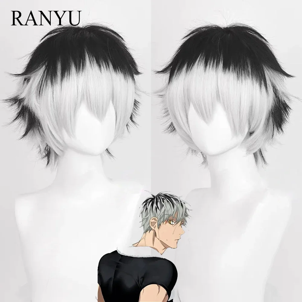 RANYU Haikyuu Kotaro Bokuto Wigs Synthetic Straight Short Black White Mixed Anime Cosplay Hair Wig For Party
RANYU Haikyuu Kotaro Bokuto Wigs Synthetic Straight Short Black White Mixed Anime Cosplay Hair Wig For Party