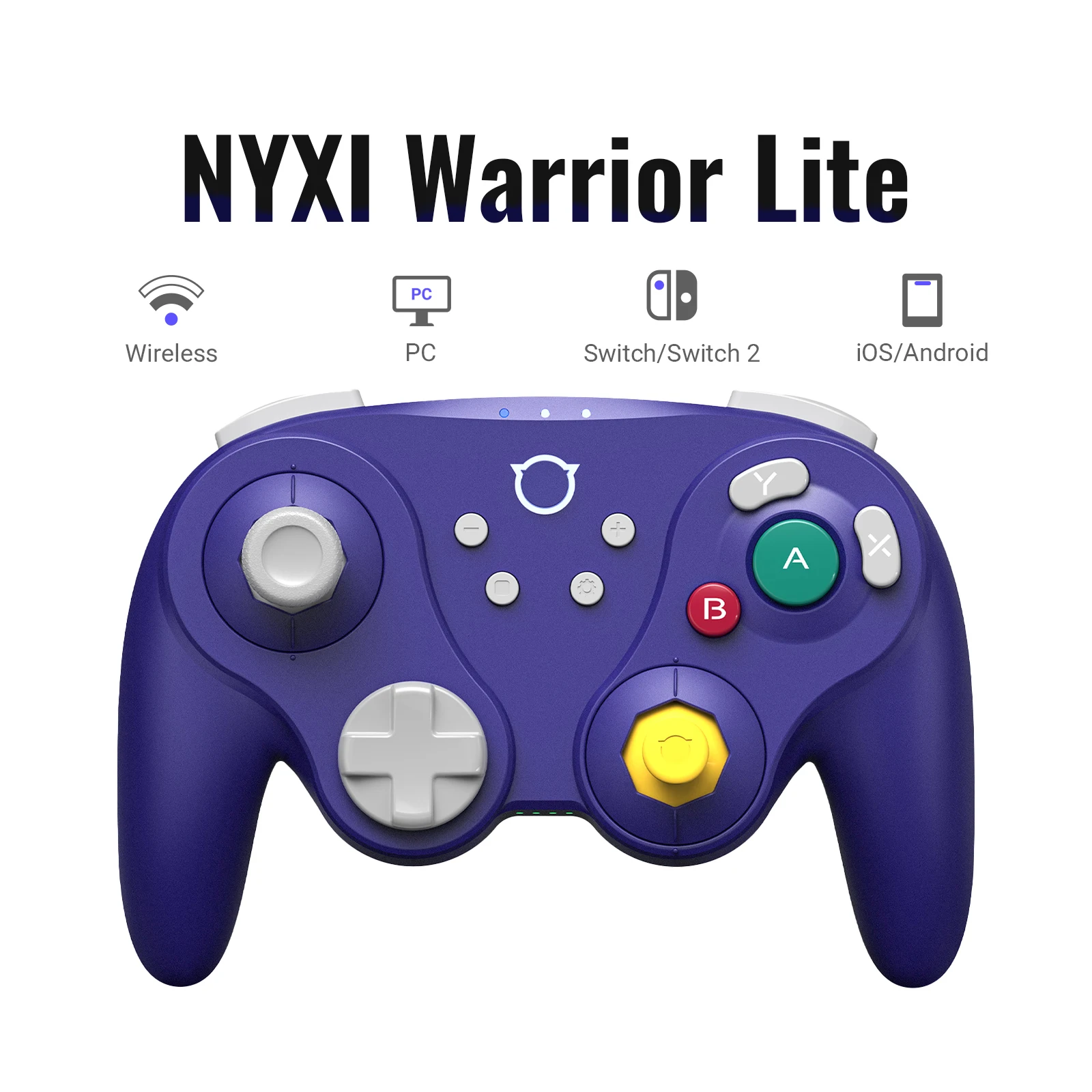 Беспроводной контроллер NYXI Warrior Lite Bluetooth для Switch 2/ПК/Android/iOS, геймпад с джойстиком на датчиках Холла, микропереключателями и вибрацией
Беспроводной контроллер NYXI Warrior Lite Bluetooth для Switch 2/ПК/Android/iOS, геймпад с джойстиком на датчиках Холла, микропереключателями и вибрацией