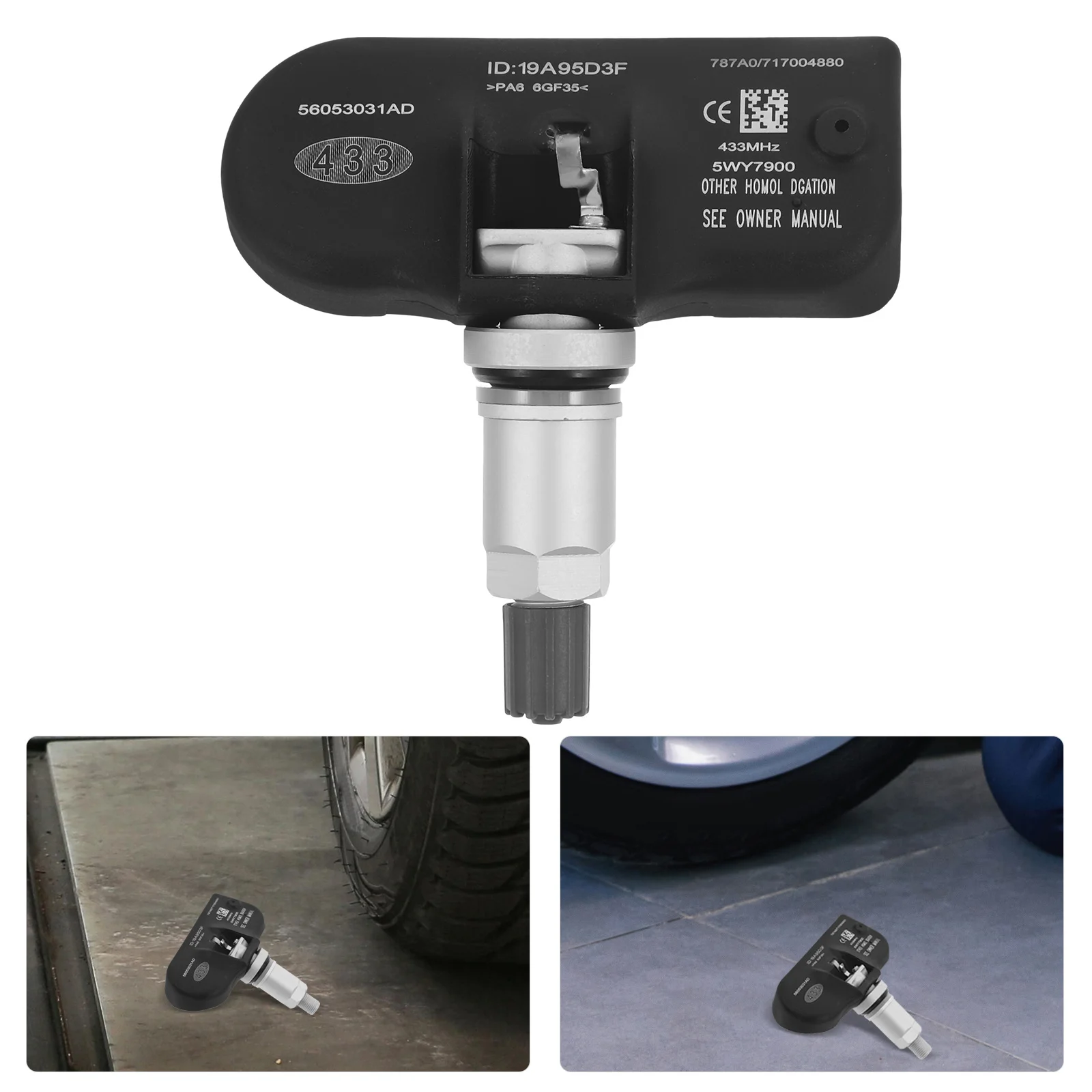 Vehicle Tire Pressure Sensor Car Auto High Compatibility Accurate Monitoring Durable Tire Pressure Testing Equipment 
Vehicle Tire Pressure Sensor Car Auto High Compatibility Accurate Monitoring Durable Tire Pressure Testing Equipment