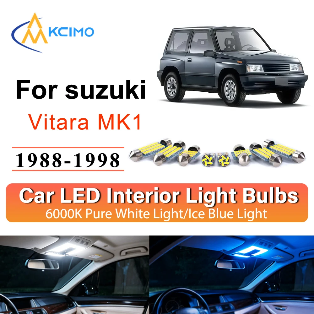 Super Bright Interior Light Kit For Suzuki Vitara MK1 1988-1998 LED Map Dome Lamp Auto Accessories Car Styling Direct Fit
Super Bright Interior Light Kit For Suzuki Vitara MK1 1988-1998 LED Map Dome Lamp Auto Accessories Car Styling Direct Fit