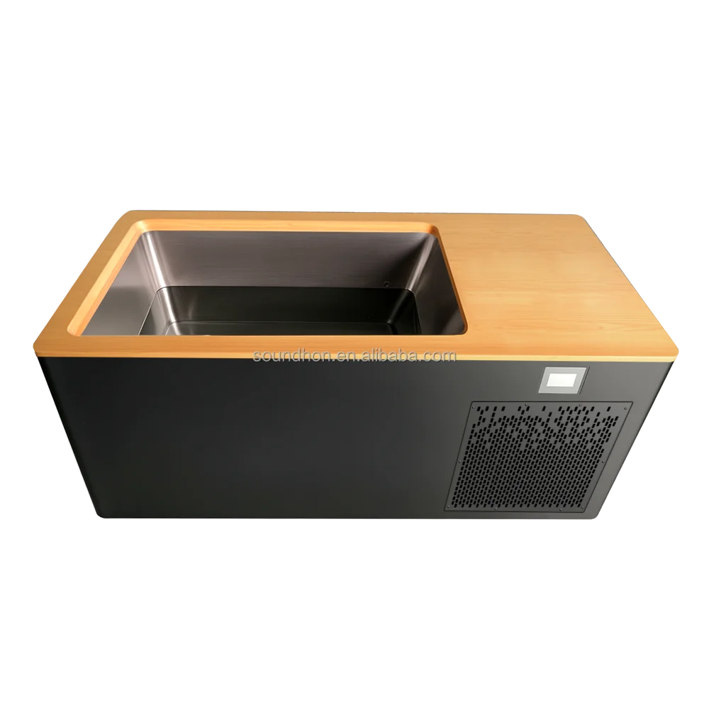 High End All In One Cold Plunge All Weather Use Cedar WIFI APP All Weather Built In Ice Bath Tub With Chiller Ice Plunge
High End All In One Cold Plunge All Weather Use Cedar WIFI APP All Weather Built In Ice Bath Tub With Chiller Ice Plunge