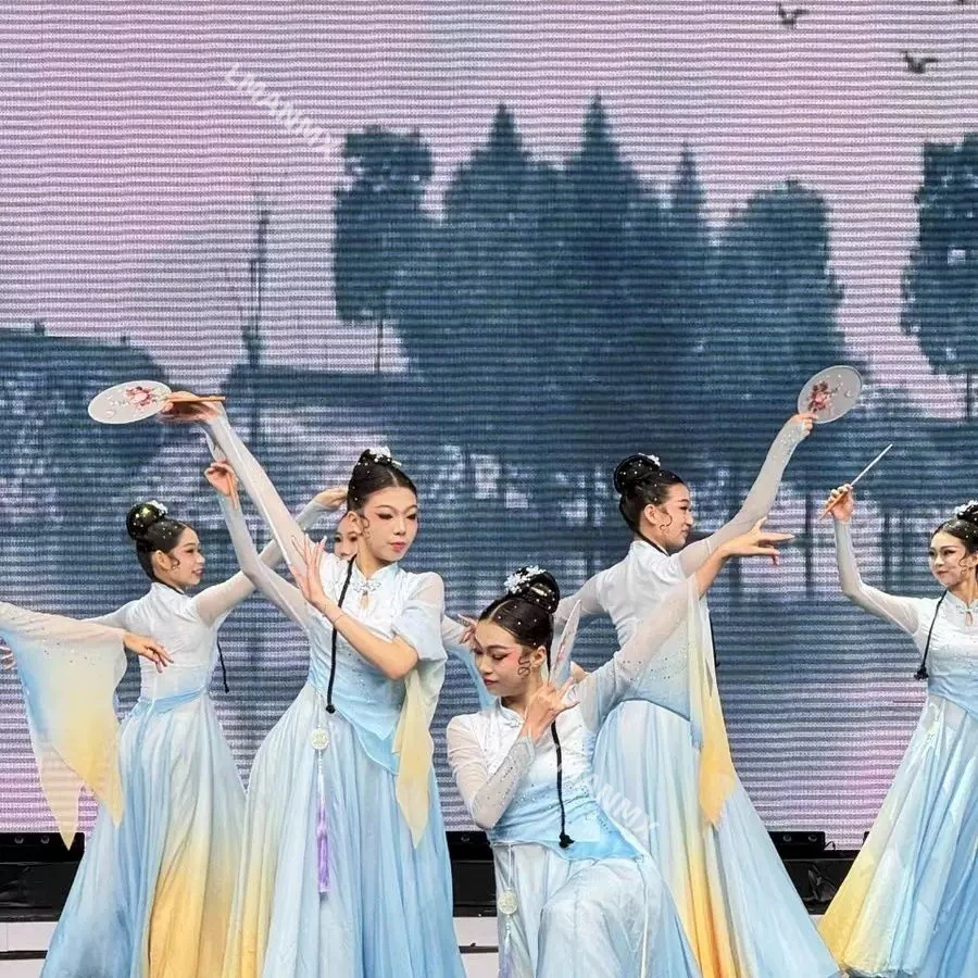 Chinese style hemline art examination performance dance costume classical dance performance costume
Chinese style hemline art examination performance dance costume classical dance performance costume
