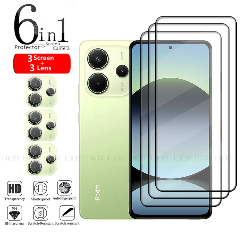 6-in-1 For Xiaomi Redmi Note 14 4G Glass Redmi Note 14 4G Tempered Glass Full Cover Screen Protector Redmi Note 14 4G Lens Glass
6-in-1 For Xiaomi Redmi Note 14 4G Glass Redmi Note 14 4G Tempered Glass Full Cover Screen Protector Redmi Note 14 4G Lens Glass
