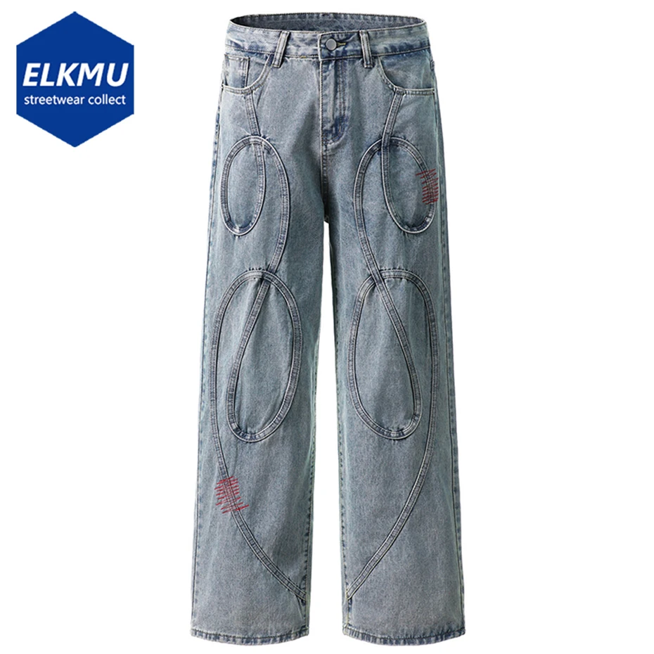 Striped Splicing Baggy Jeans Men Casual Loose Blue Straight Denim Pants Streetwear Harajuku Jeans Trousers for Male
Striped Splicing Baggy Jeans Men Casual Loose Blue Straight Denim Pants Streetwear Harajuku Jeans Trousers for Male