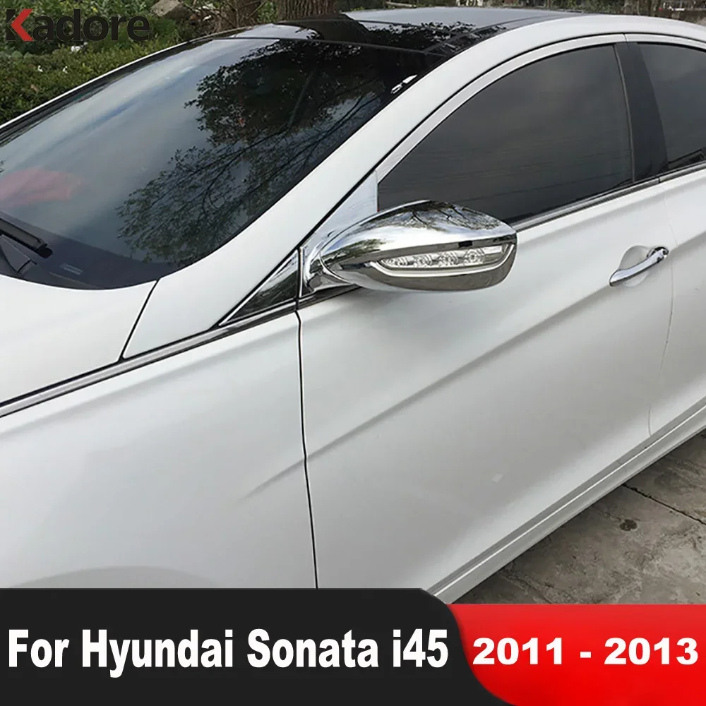 Накладка на зеркало заднего вида для Hyundai Sonata i45 2011 2012 2013, хромированная крышка боковых зеркал автомобиля, внешние аксессуары
Накладка на зеркало заднего вида для Hyundai Sonata i45 2011 2012 2013, хромированная крышка боковых зеркал автомобиля, внешние аксессуары