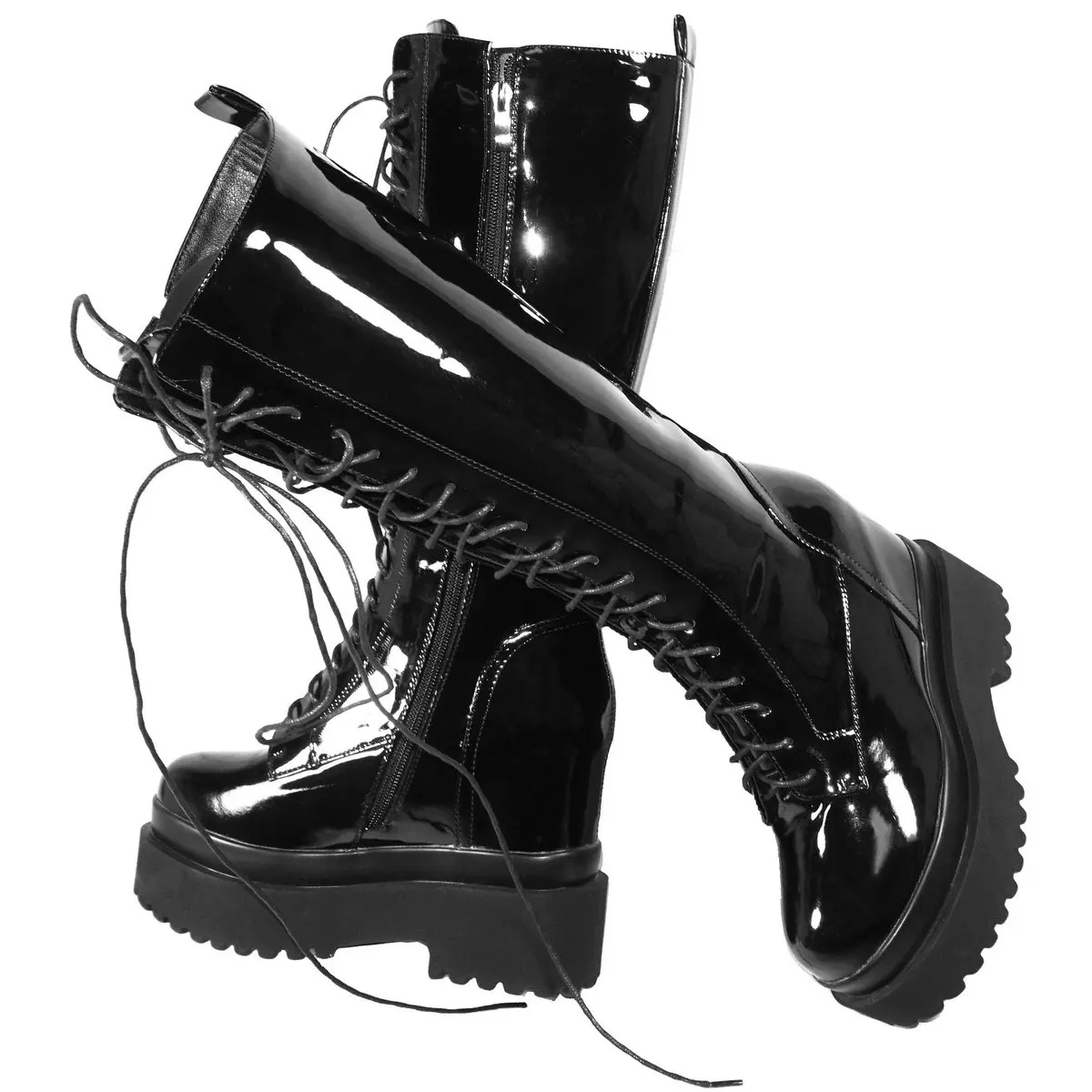 Winter Platform Pumps Shoes Women Plus Size Patent Leather Wedges High Heel Boots Female Round Toe Punk Sneakers Big Size Shoes
Winter Platform Pumps Shoes Women Plus Size Patent Leather Wedges High Heel Boots Female Round Toe Punk Sneakers Big Size Shoes