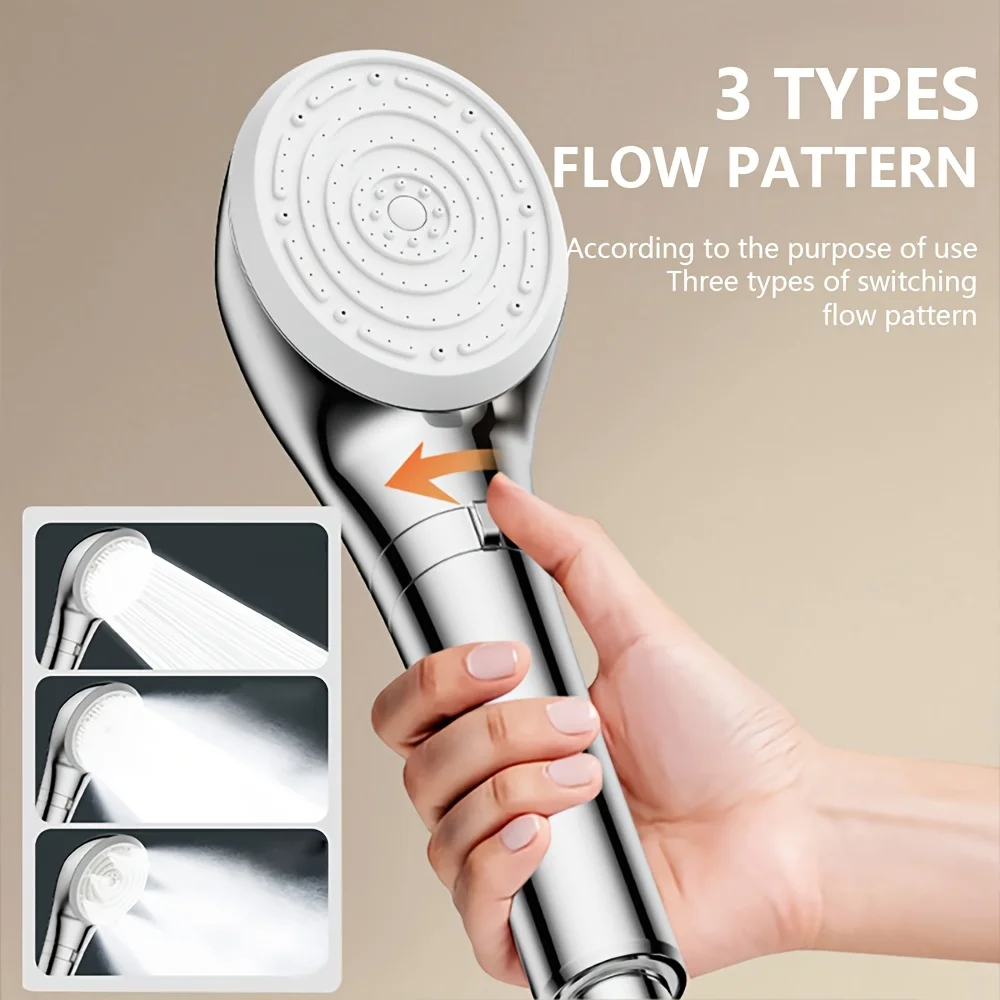 Simple style Silver Micro Bubble Shower Head Mist Soft Skin Purified Water Handheld Filter Shower
Simple style Silver Micro Bubble Shower Head Mist Soft Skin Purified Water Handheld Filter Shower