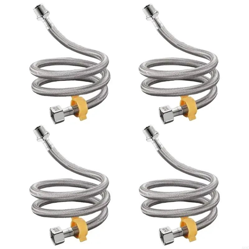 A0NC 4 Point Water Heater Hose Stainless Steel Extended Inlet Pipe Water Heater Fitting Water Supply Line for Various Brands
A0NC 4 Point Water Heater Hose Stainless Steel Extended Inlet Pipe Water Heater Fitting Water Supply Line for Various Brands