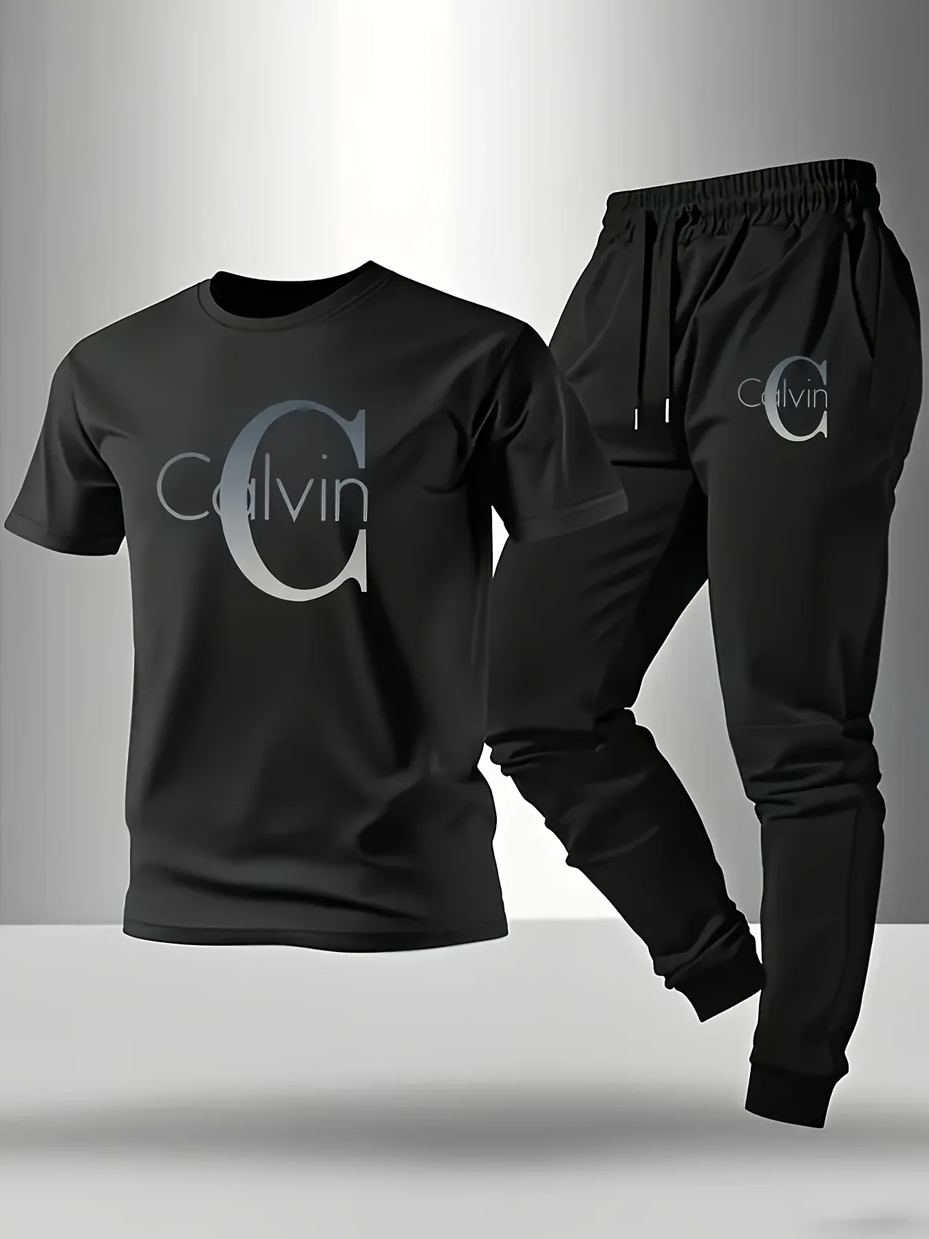 2Y men's short-sleeved t-shirt and long pants set, fashionable letter-printed set for casual wear
2Y men's short-sleeved t-shirt and long pants set, fashionable letter-printed set for casual wear
