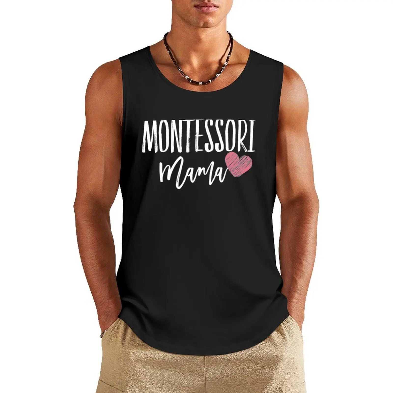 Montessori Mama Tank Top Men's t shirt Men's gym t-shirts Sportswear for men sleeveless jackets
Montessori Mama Tank Top Men's t shirt Men's gym t-shirts Sportswear for men sleeveless jackets