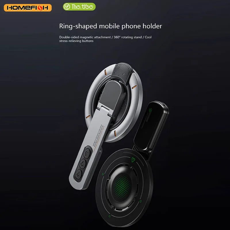 MultiFunction Finger Ring Bracket Double-Sided Magnetic Finger Ring Holder Rotate Phone Stand Portable Lazy Man Stand For iPhone
MultiFunction Finger Ring Bracket Double-Sided Magnetic Finger Ring Holder Rotate Phone Stand Portable Lazy Man Stand For iPhone