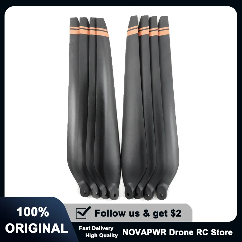 Hobbywing X8Plus 3011 Carbon-Fiber Propellers | 30-Inch Folding Blades for 8120 Motor Drone Kits
Hobbywing X8Plus 3011 Carbon-Fiber Propellers | 30-Inch Folding Blades for 8120 Motor Drone Kits