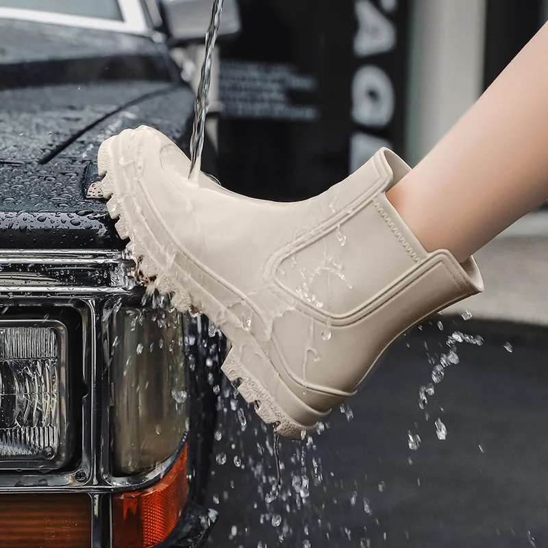 New 2025 Chelsea Ladies Rain Boots Plastic Waterproof Outdoor Lightweight Water Shoes Anti-slip Rubber Shoes Comfortable Spri...
New 2025 Chelsea Ladies Rain Boots Plastic Waterproof Outdoor Lightweight Water Shoes Anti-slip Rubber Shoes Comfortable Spri...