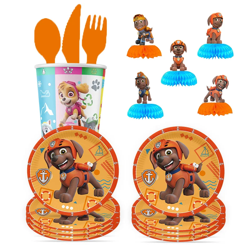 Paw Patrol orange Patrol Dogs Birthday Decoration Balloons Paper cup tray Disposable Tableware BackgroundKids bath Party Suppli
Paw Patrol orange Patrol Dogs Birthday Decoration Balloons Paper cup tray Disposable Tableware BackgroundKids bath Party Suppli