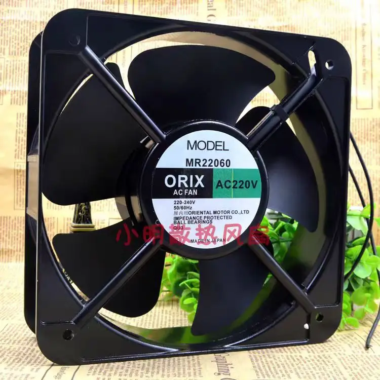 Охлаждающий вентилятор переменного тока Japan/Orix Mr 22060-Ac 220/240V2060 20 см
Охлаждающий вентилятор переменного тока Japan/Orix Mr 22060-Ac 220/240V2060 20 см