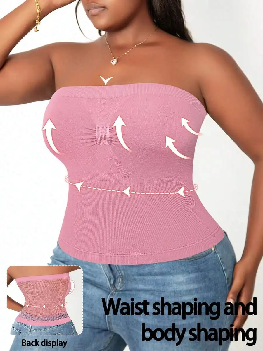 Plus Size Women's Slim Fit Body Shaping Bra, Comfortable And Breathable Bandeau Bra
Plus Size Women's Slim Fit Body Shaping Bra, Comfortable And Breathable Bandeau Bra