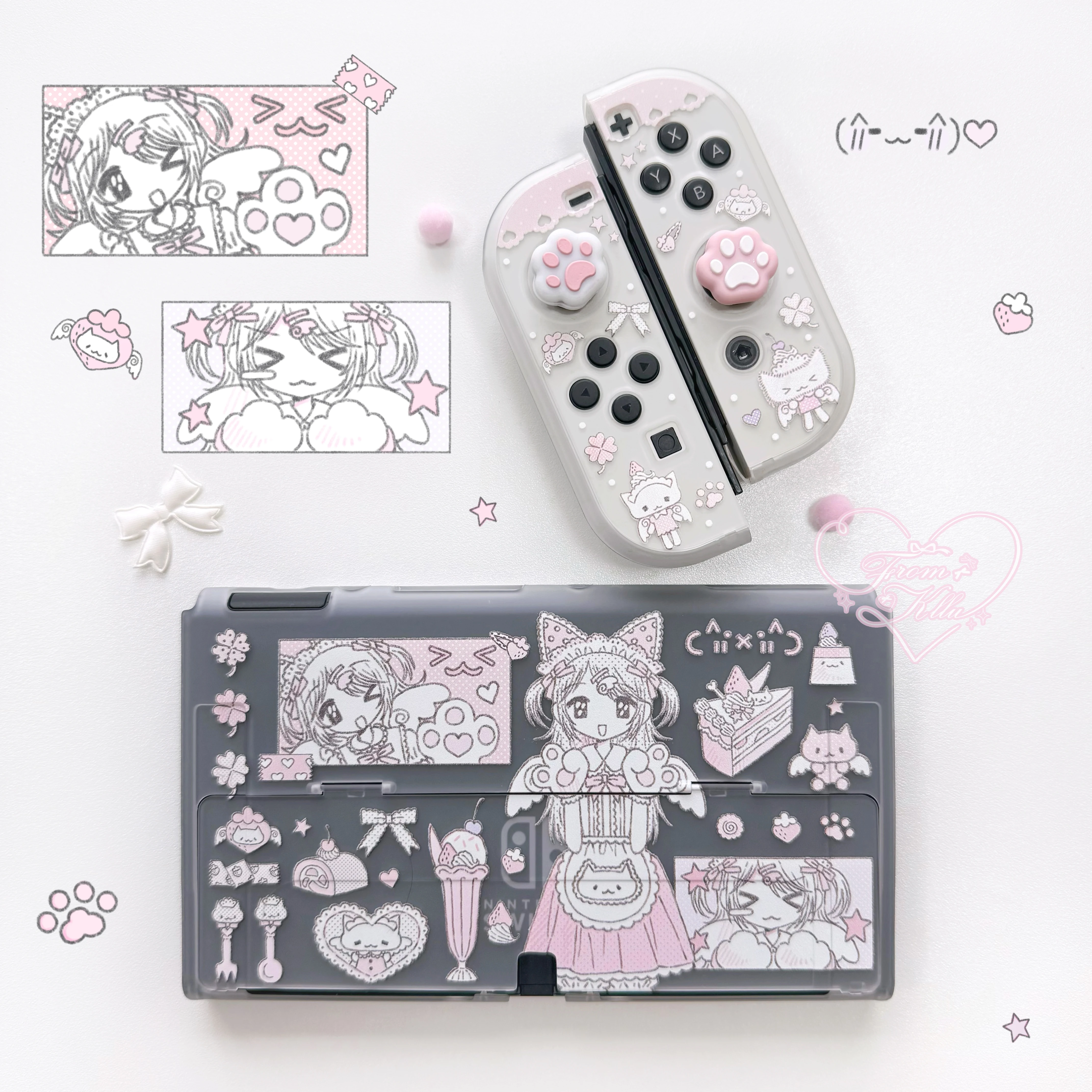 Original Anime Girl Pink Switch Protective Case Switch Console Joy-Con Hard Case Compatible with Nintendo Switch OLED Dock Cover
Original Anime Girl Pink Switch Protective Case Switch Console Joy-Con Hard Case Compatible with Nintendo Switch OLED Dock Cover