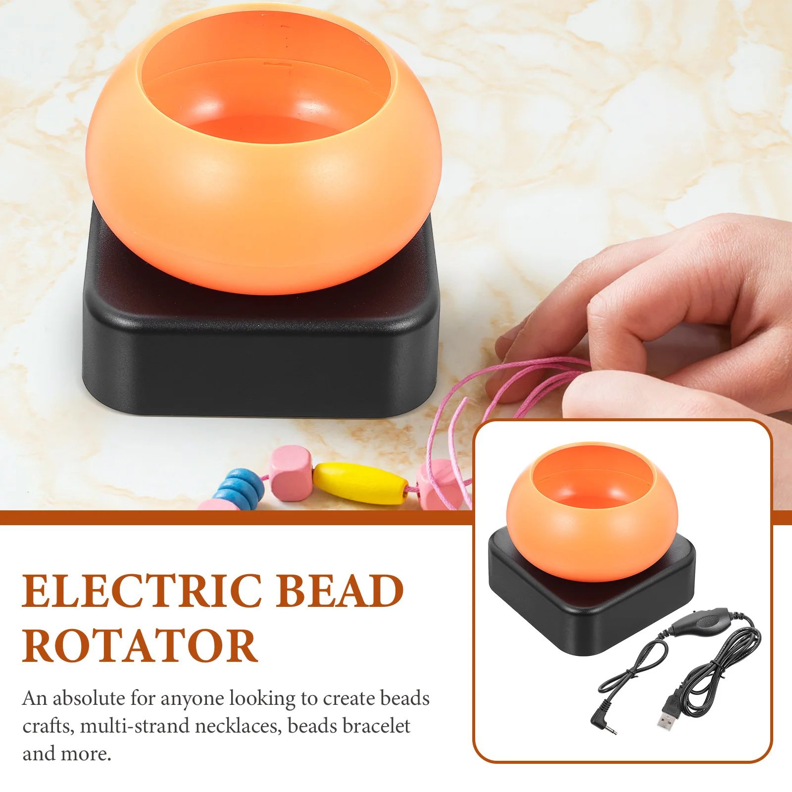 Electric Beads Spinner Durable ABS Material Beading Device for DIY Multi-Strand Necklace Bracelet Crafts Beads Spinner
Electric Beads Spinner Durable ABS Material Beading Device for DIY Multi-Strand Necklace Bracelet Crafts Beads Spinner