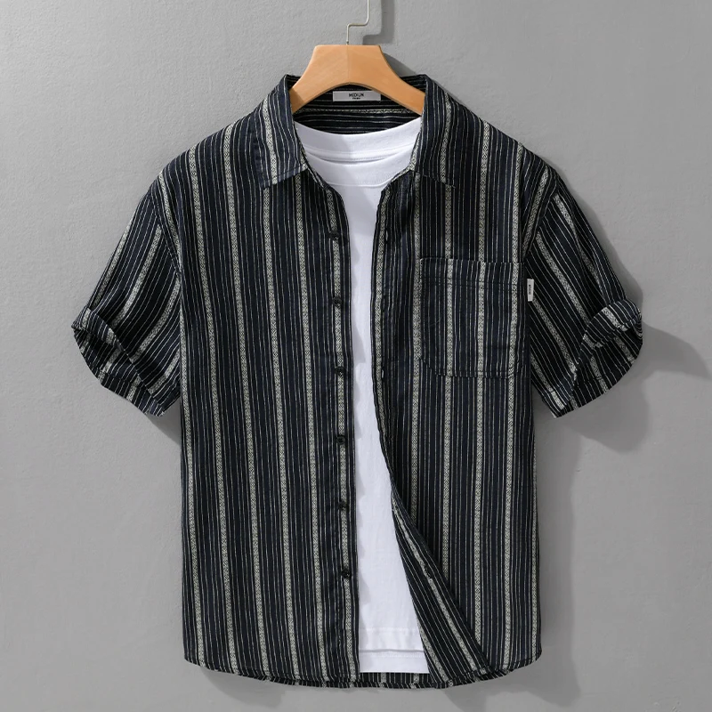High-quality fashionable stylish casual business trend summer new pure cotton short-sleeved T-shirt shirt
High-quality fashionable stylish casual business trend summer new pure cotton short-sleeved T-shirt shirt