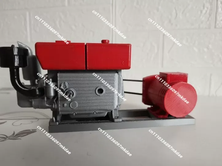 Model of single-cylinder diesel engine generator set with its own da-da sound effect
Model of single-cylinder diesel engine generator set with its own da-da sound effect