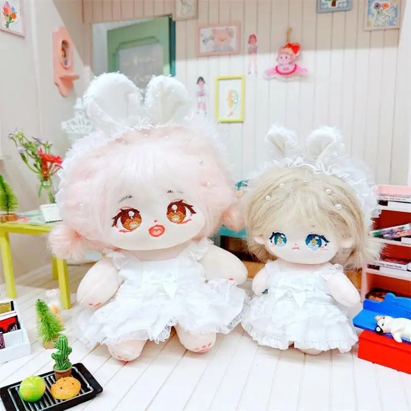 Kawaii White Wedding Dress Suit Idol Doll for 10/20cm Cute Stuffed Naked Plush Doll Toy DIY Clothes Accessory Anime Soft Toys
Kawaii White Wedding Dress Suit Idol Doll for 10/20cm Cute Stuffed Naked Plush Doll Toy DIY Clothes Accessory Anime Soft Toys