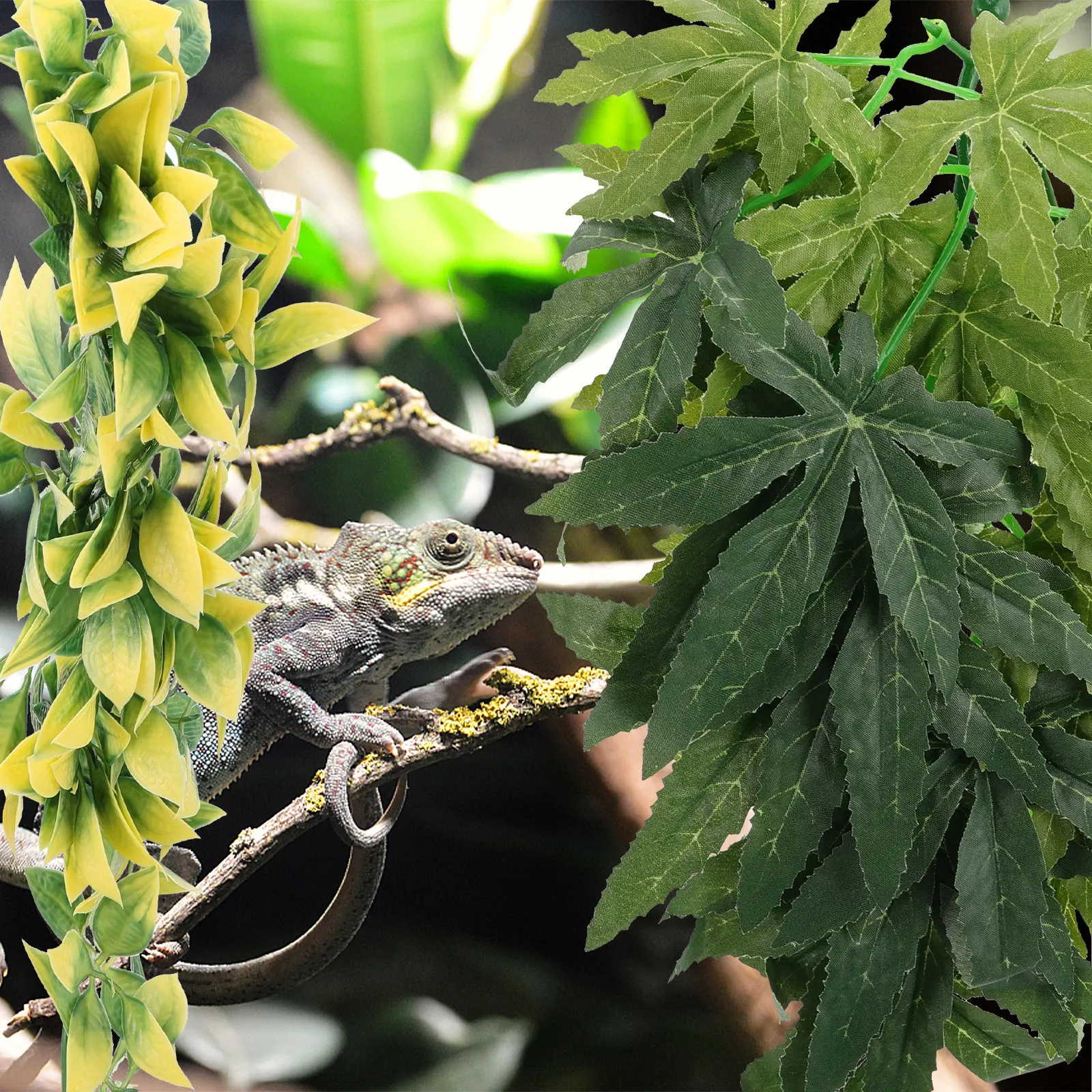 3 шт. Искусственные лозы для террариума, имитация растений, декор для ландшафта, украшение для террариумов и аквариумов
3 шт. Искусственные лозы для террариума, имитация растений, декор для ландшафта, украшение для террариумов и аквариумов