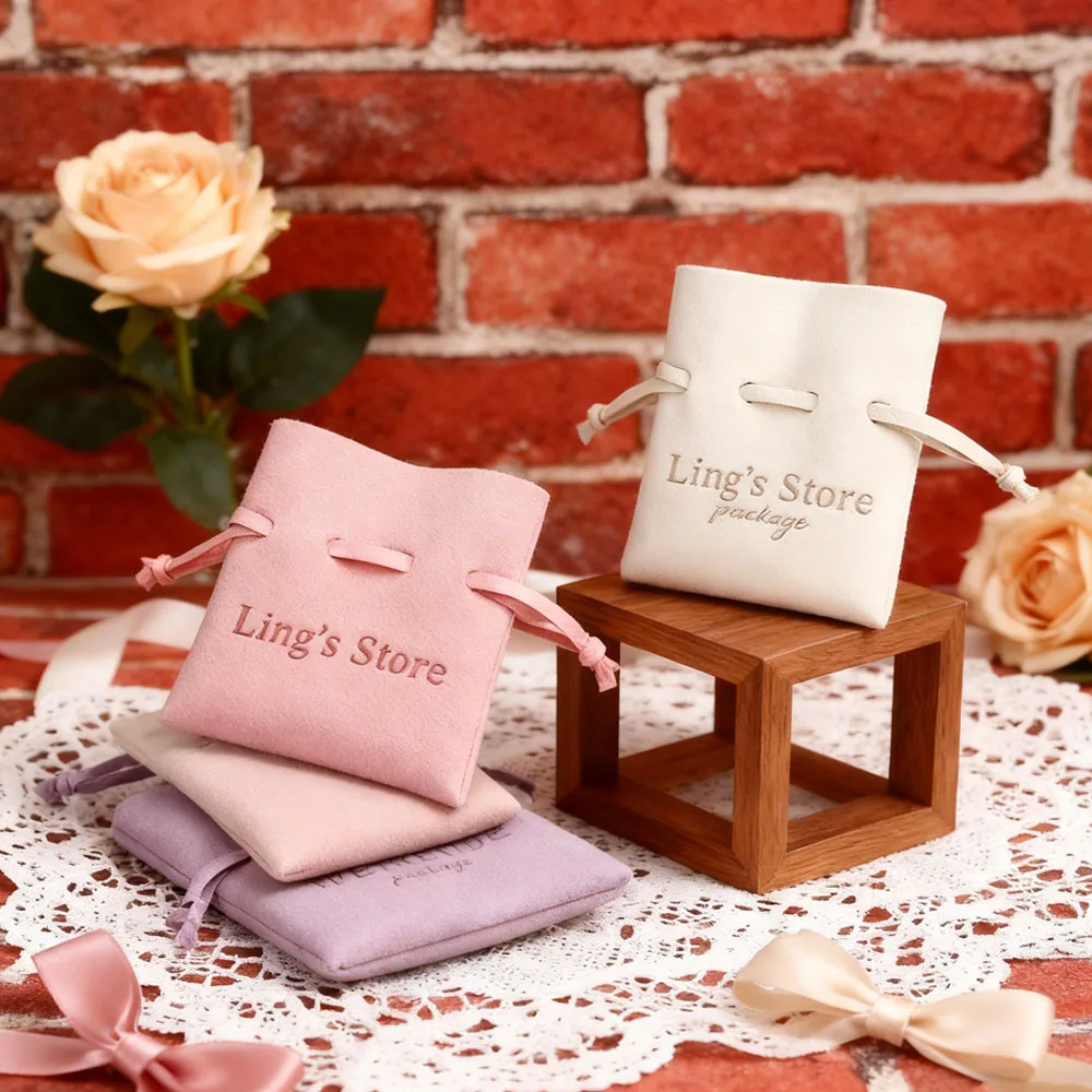 100pcs Customize Logo Print Velvet Jewelry Pouches Small Business Packaging Drawstring Microfiber Ring Earings Gift Candy Bags
100pcs Customize Logo Print Velvet Jewelry Pouches Small Business Packaging Drawstring Microfiber Ring Earings Gift Candy Bags