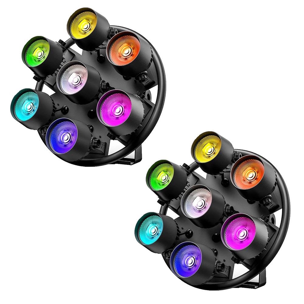 Fieryzeal 2 шт. 350 Вт Ретро-светильник 7X50 Вт RGB LED COB Par Light DMX сценический светильник высокой яркости DJ Light для вечеринки, церковной свадьбы
Fieryzeal 2 шт. 350 Вт Ретро-светильник 7X50 Вт RGB LED COB Par Light DMX сценический светильник высокой яркости DJ Light для вечеринки, церковной свадьбы