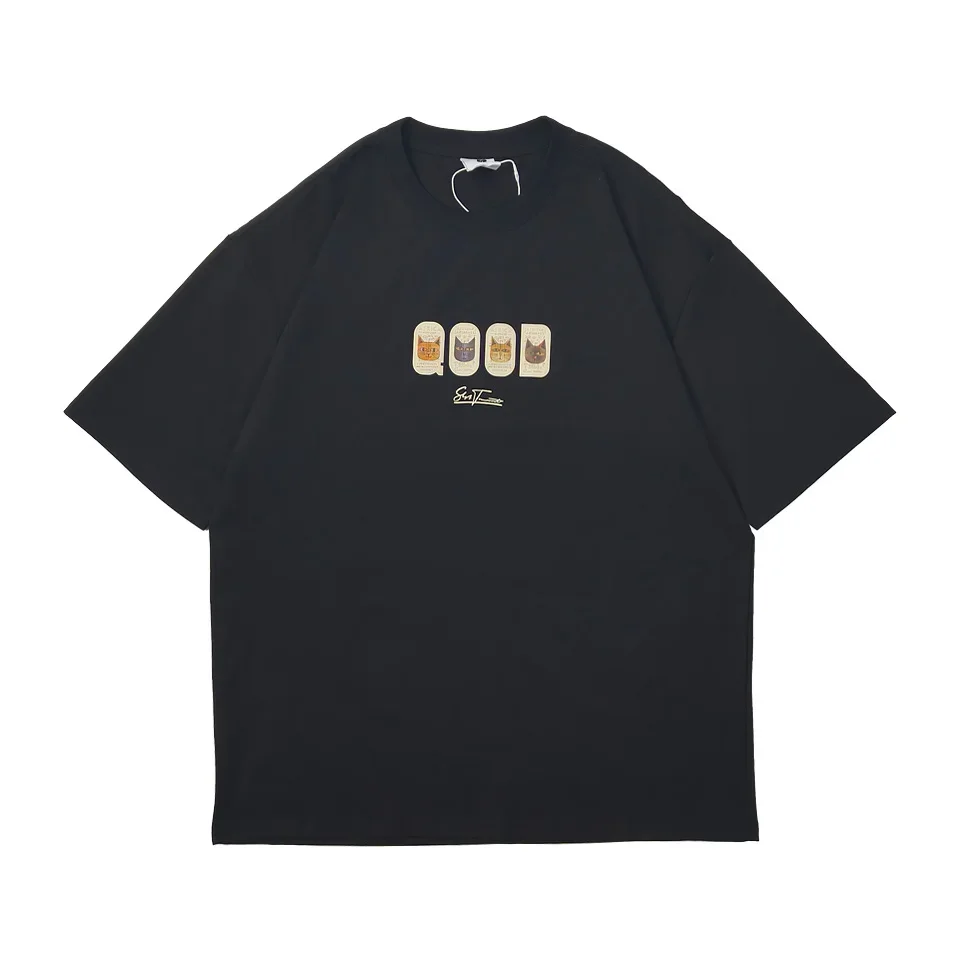 2025 New Summer Fashionable Trend Four Cat Men Women Cotton Tees Round Neck Short Sleeve Classic Clothes Family Matching Outfits
2025 New Summer Fashionable Trend Four Cat Men Women Cotton Tees Round Neck Short Sleeve Classic Clothes Family Matching Outfits