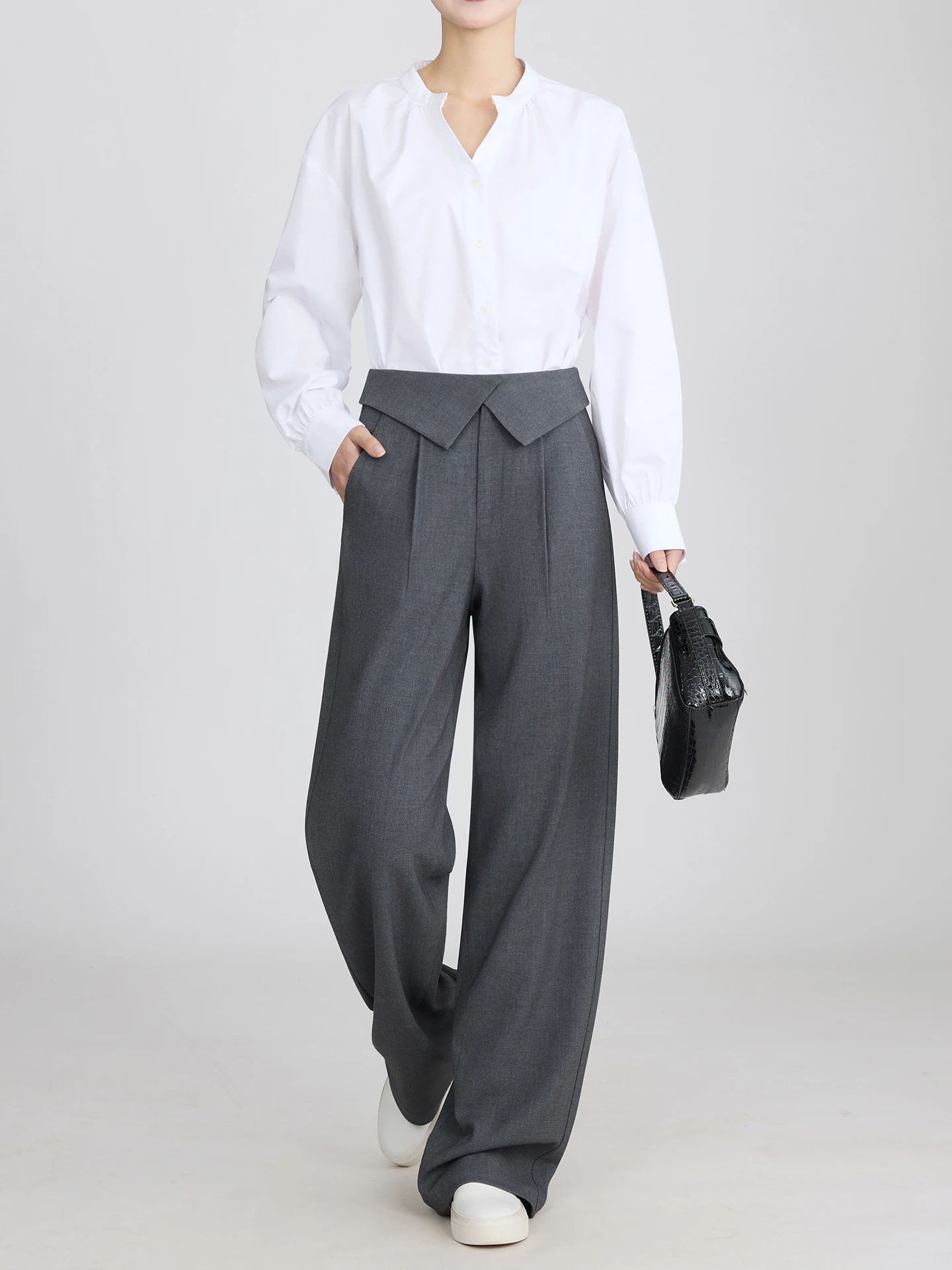 High Waist Straight Leg ey Suit Pants Long Dra Wide Leg Trousers for Women Ele Commute Sle Casual Pants
High Waist Straight Leg ey Suit Pants Long Dra Wide Leg Trousers for Women Ele Commute Sle Casual Pants