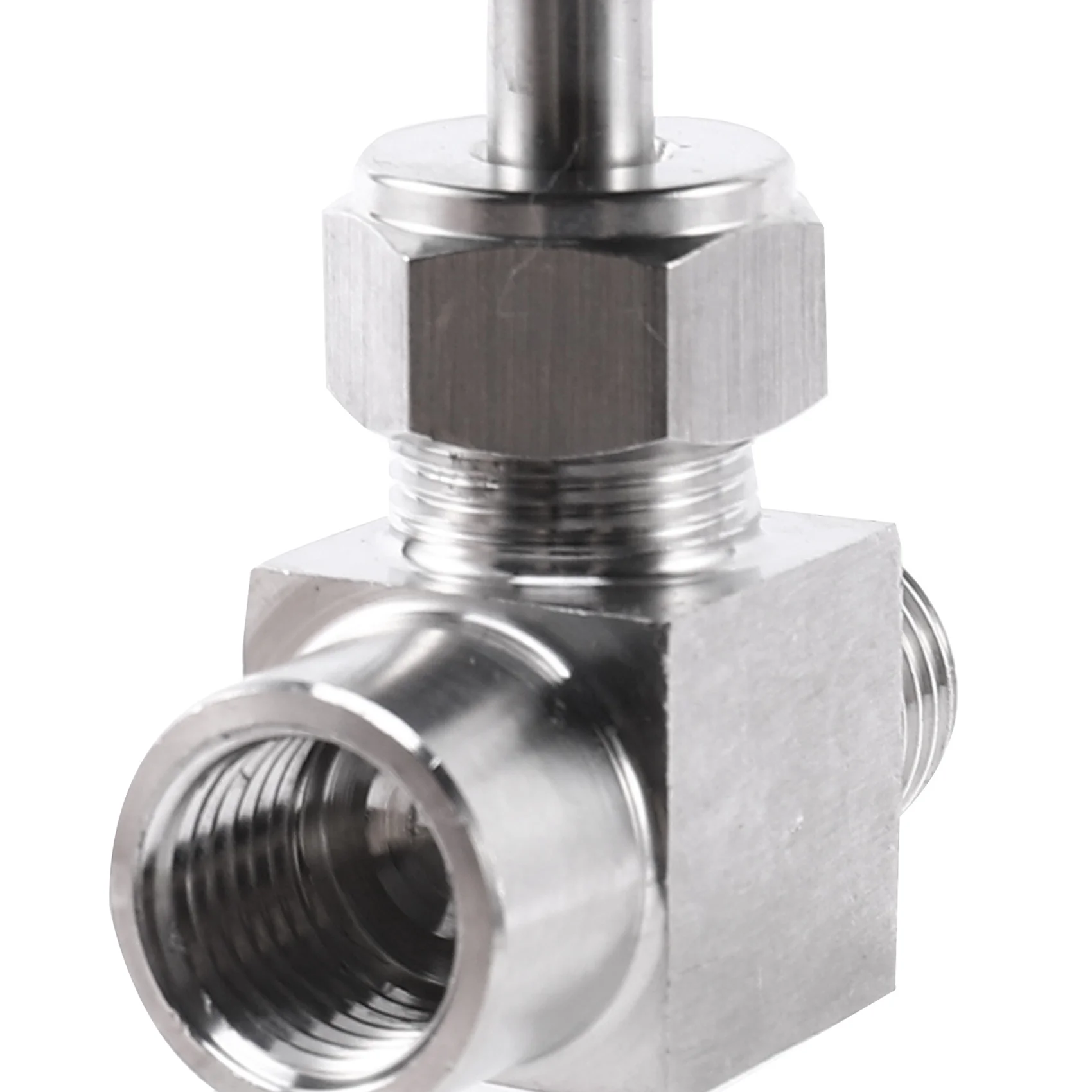 2X Needle Valve Adjustable 1/4 Inch Male To Female Thread Stainless Steel 304 Flow Control Shut Off Crane Needle Valve
2X Needle Valve Adjustable 1/4 Inch Male To Female Thread Stainless Steel 304 Flow Control Shut Off Crane Needle Valve