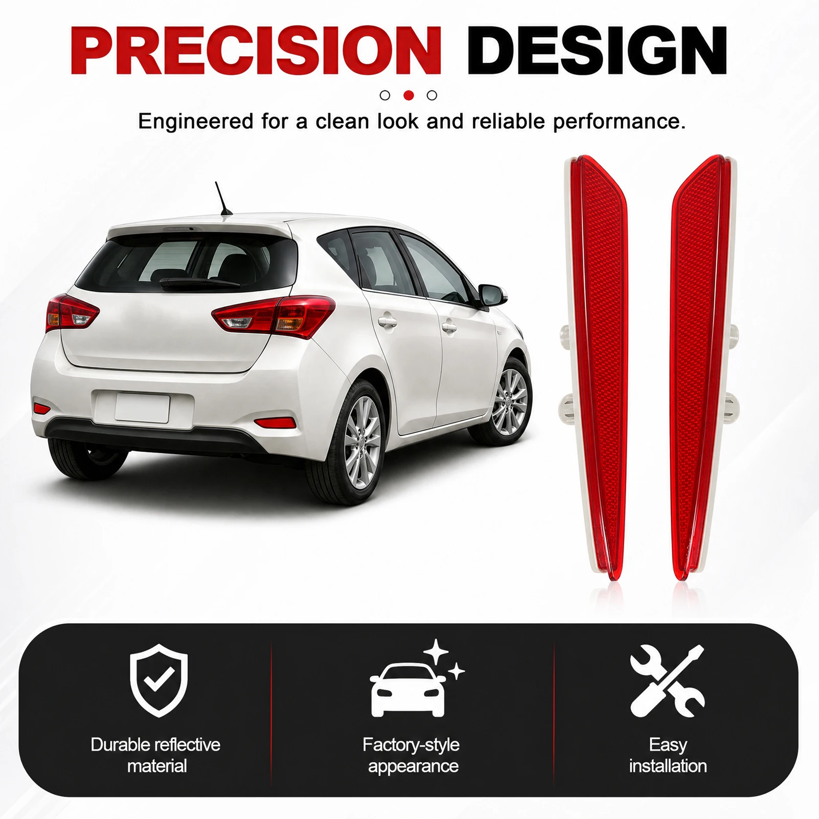 1 Pair 81920-12140 Rear Bumper Reflectors Panel 81920-02090 for Toyota Auris 2012 2013 2014 2015 Tail Accessories Replacement
1 Pair 81920-12140 Rear Bumper Reflectors Panel 81920-02090 for Toyota Auris 2012 2013 2014 2015 Tail Accessories Replacement