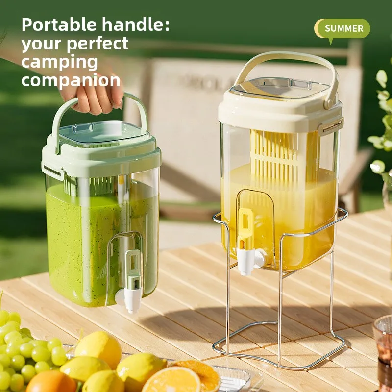 Household Cold Water Kettle Heat-resistant Fruit Tea Bucket with Faucet Household Beverage Cooling Water Kettle Large Capacity
Household Cold Water Kettle Heat-resistant Fruit Tea Bucket with Faucet Household Beverage Cooling Water Kettle Large Capacity