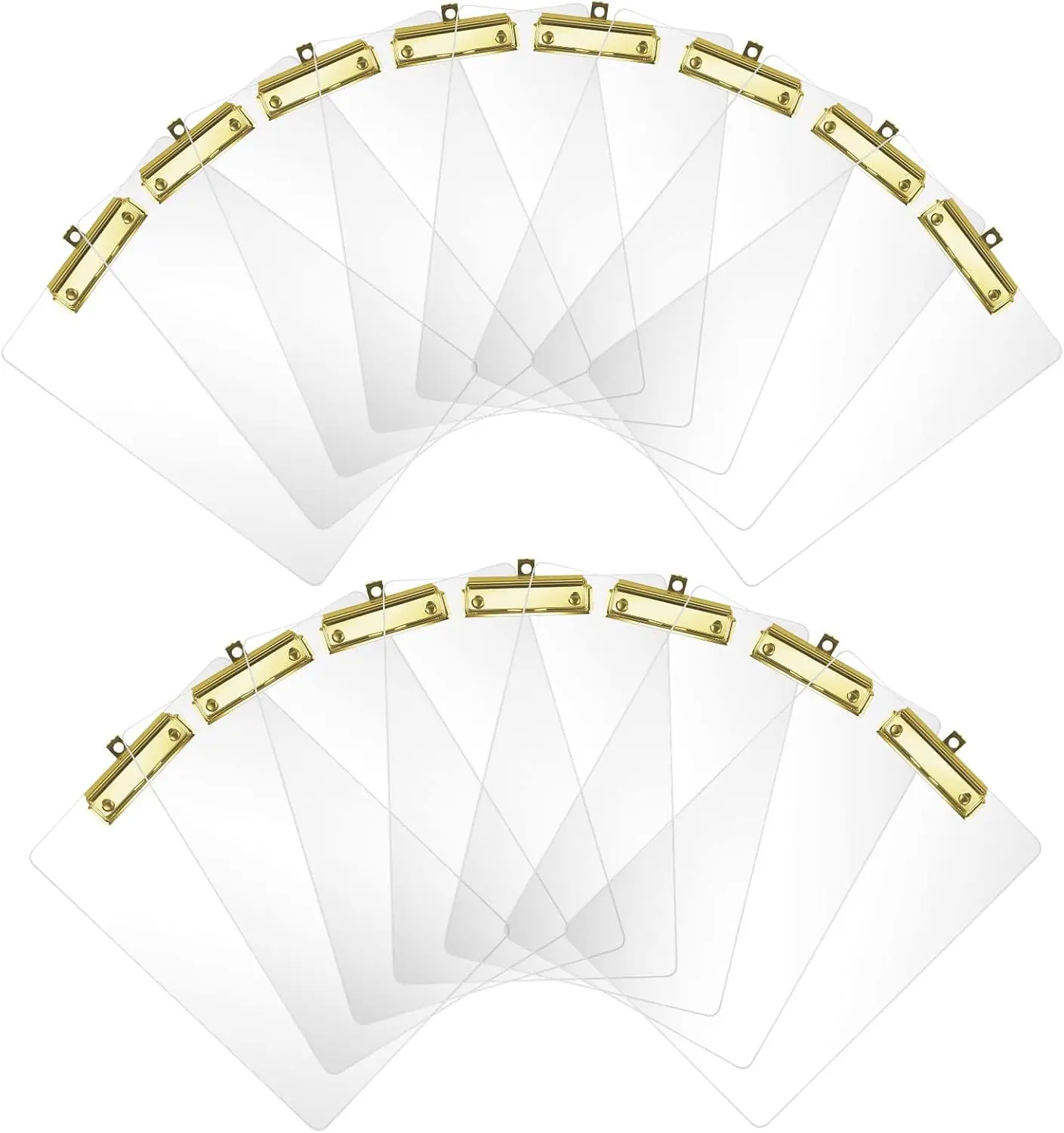 Thick Acrylic Clear Clipboards with Strong Clip, Hidden Hanging Hole for A4 Paper, Art, Office, School - 15PC
Thick Acrylic Clear Clipboards with Strong Clip, Hidden Hanging Hole for A4 Paper, Art, Office, School - 15PC