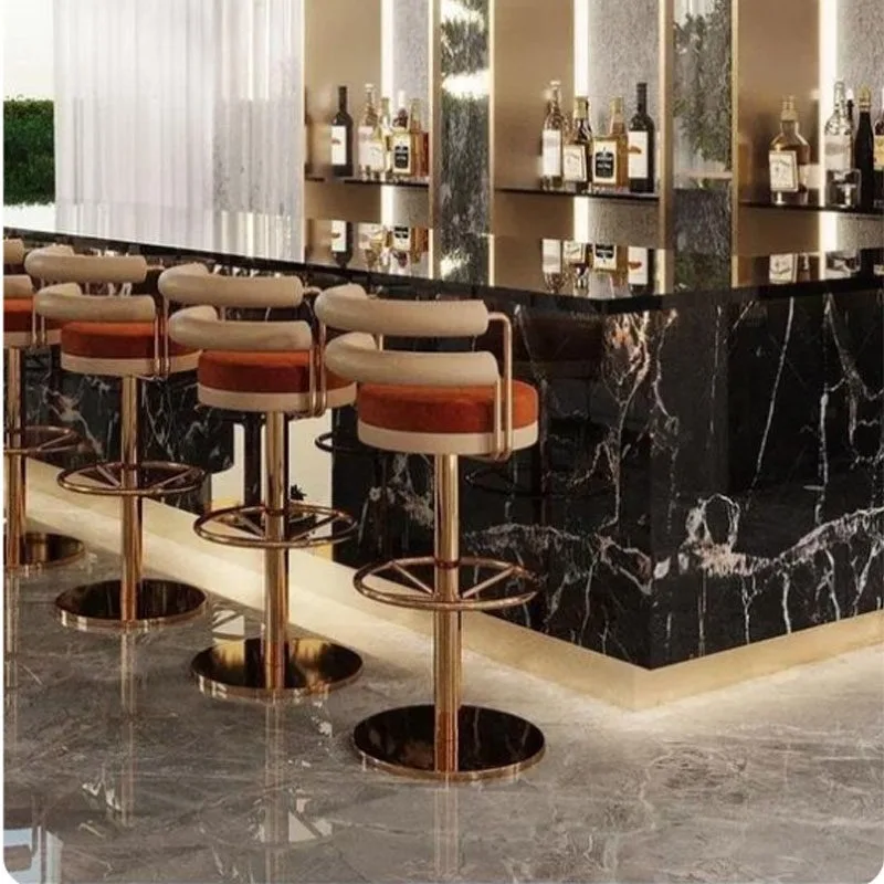 Cushion Lift High Bar Chair Metal Dining Room Ergonomic Swivel Bar Chair Kitchen Design Modern Taburetes Para Barra Furniture
Cushion Lift High Bar Chair Metal Dining Room Ergonomic Swivel Bar Chair Kitchen Design Modern Taburetes Para Barra Furniture
