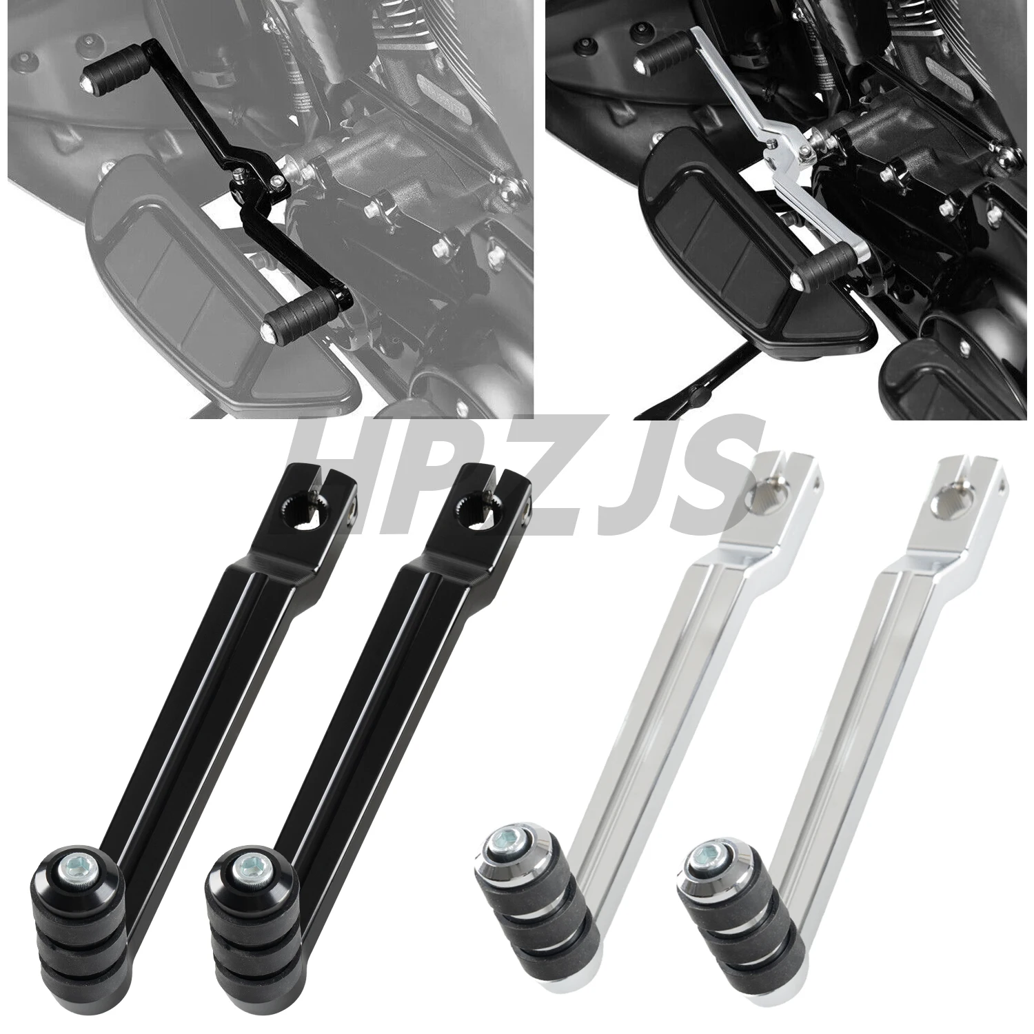 Motorcycle Heel Toe Footrest Gear Shift Lever w/Shifter Peg For Harley FL Softail Touring Electra Street Glide Trike Aluminum
Motorcycle Heel Toe Footrest Gear Shift Lever w/Shifter Peg For Harley FL Softail Touring Electra Street Glide Trike Aluminum